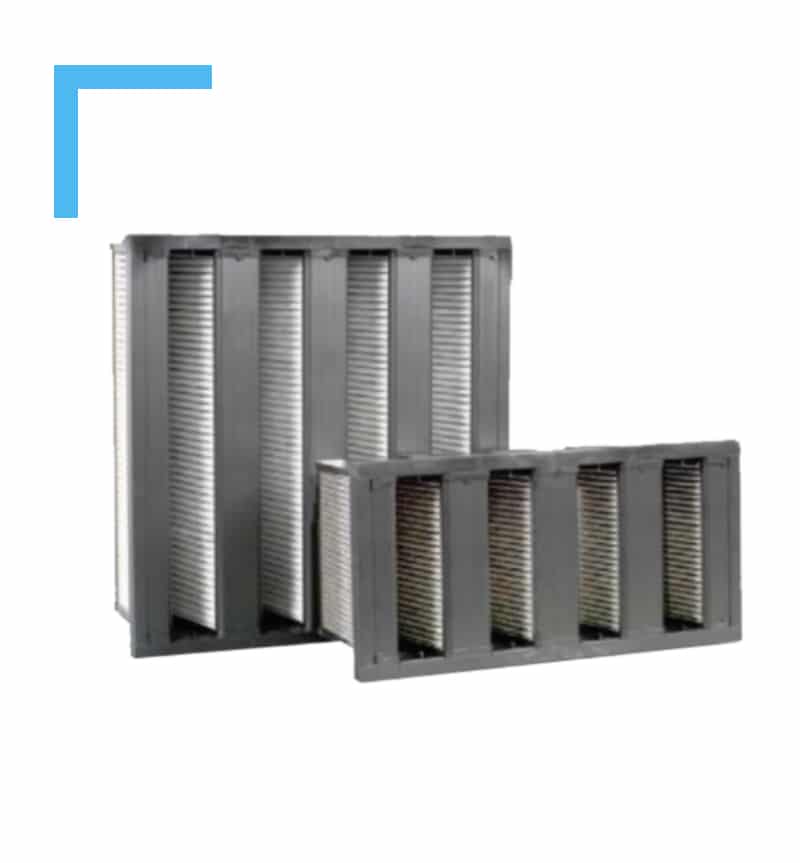 JAF V-Type Pleated Carbon media filter- Mirasorb- chemical filter