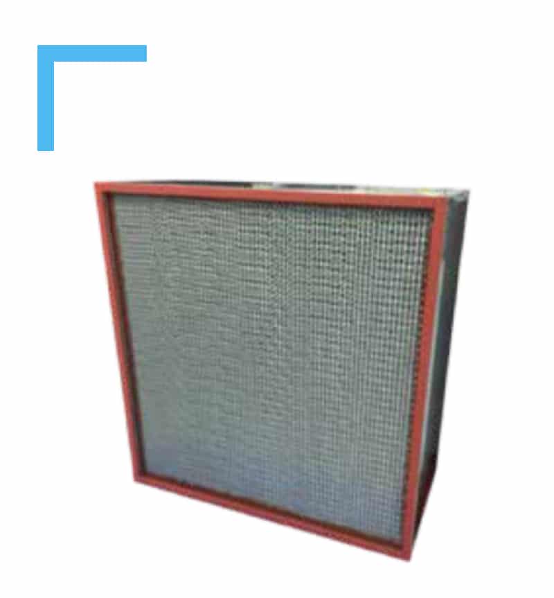 JAF HEPA filter- lunacel HT- high temperature HEPA filter- H13 H14 efficiency
